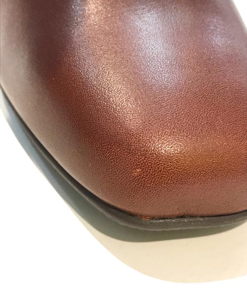 23区（ニジュウサンク）23区 (ニジュウサンク) レザーロングブーツ ブラウン サイズ:38の古着・服飾アイテム