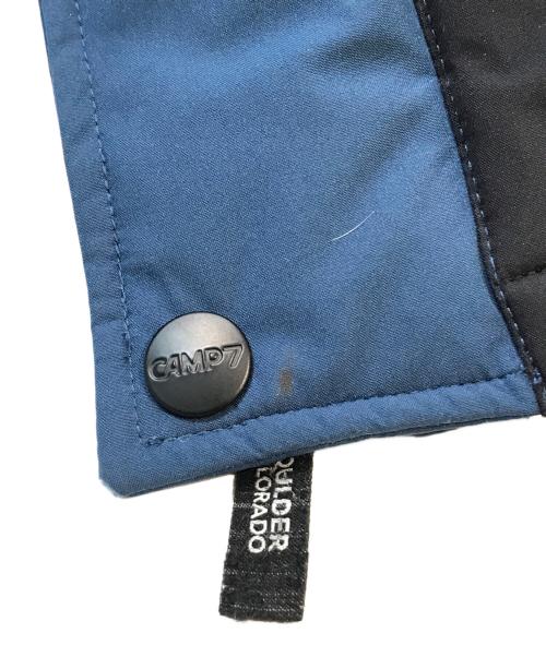 CAMP 7（キャンプ７）CAMP 7 (キャンプ７) SYMPATEX コンビダウンジャケット　CP4401616101 ブルー サイズ:Lの古着・服飾アイテム