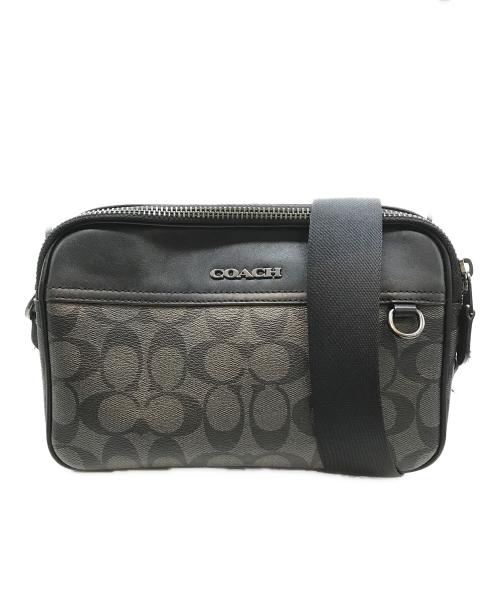 COACH（コーチ）COACH (コーチ) グラハム クロスボディ シグネチャー キャンバス ブラックの古着・服飾アイテム