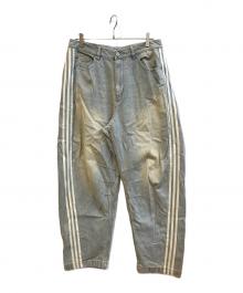 adidas（アディダス）の古着「Adilenium シーズン 3 バナナフィット ウォッシュドデニムパンツ　JX9212」｜インディゴ