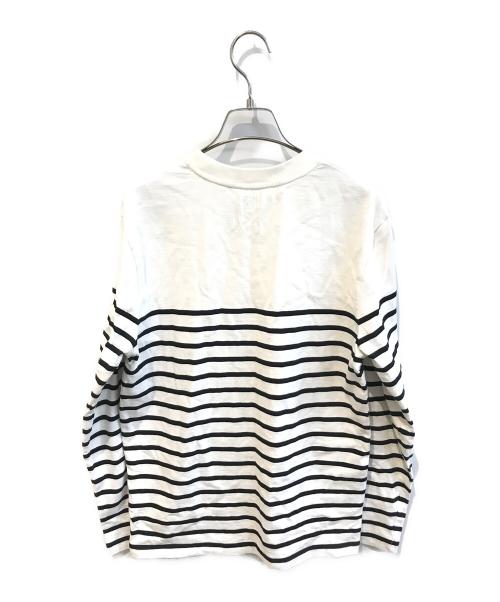 AMI Alexandre Mattiussi（アミアレクサンドルマテュッシ）AMI Alexandre Mattiussi (アミアレクサンドルマテュッシ) ブルトンストライプTシャツ　UTS300.072 ホワイト サイズ:XSの古着・服飾アイテム