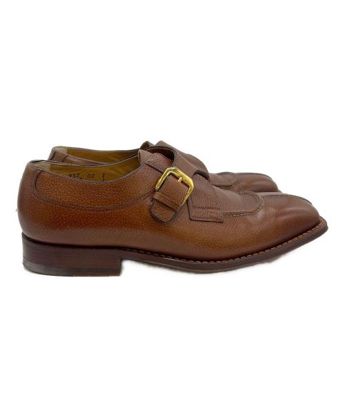 Santoni（サントーニ）Santoni (サントーニ) シングルモンクストラップシューズ ブラウン サイズ:7 1/2の古着・服飾アイテム