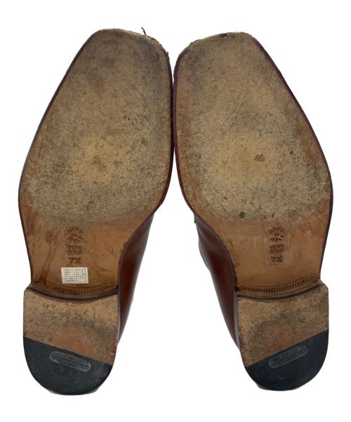 Santoni（サントーニ）Santoni (サントーニ) シングルモンクストラップシューズ ブラウン サイズ:7 1/2の古着・服飾アイテム