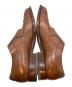 中古・古着 Santoni (サントーニ) シングルモンクストラップシューズ ブラウン サイズ:7 1/2：7000円