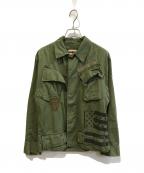 US ARMYユーエスアーミー）の古着「ジャングルファティーグジャケット」｜カーキ