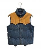 SUGAR CANEシュガーケーン）の古着「ダウンベスト」｜インディゴ