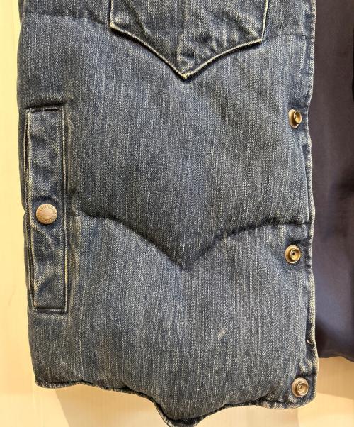 SUGAR CANE（シュガーケーン）SUGAR CANE (シュガーケーン) ダウンベスト インディゴ サイズ:Mの古着・服飾アイテム