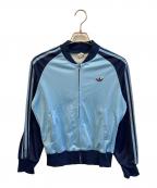 adidasアディダス）の古着「トラックジャケット」｜スカイブルー