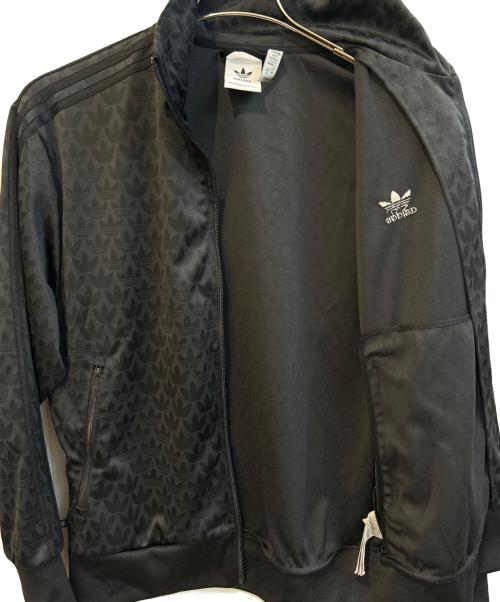 adidas（アディダス）adidas (アディダス) グラフィックモノグラムトラックジャケット　HZ4155 ブラック サイズ:2XLの古着・服飾アイテム