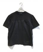 PRADAプラダ）の古着「切替Tシャツ UJN422 S172 1NWT」｜ブラック