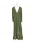 forte forte（フォルテ・フォルテ）の古着「ベロアワンピース」｜グリーン