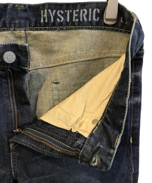 Hysteric Glamour（ヒステリックグラマー）Hysteric Glamour (ヒステリックグラマー) スタッズデニムパンツ インディゴ サイズ:W30 未使用品の古着・服飾アイテム