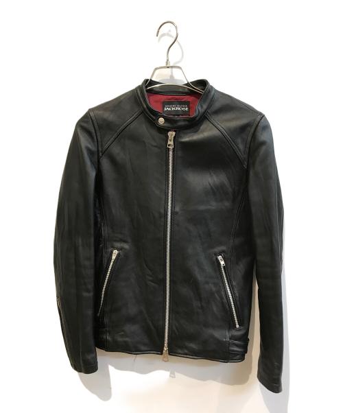 JACKROSE（ジャックローズ）JACKROSE (ジャックローズ) ラムレザージャケット ブラック サイズ:3の古着・服飾アイテム