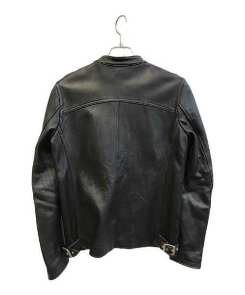 JACKROSE（ジャックローズ）JACKROSE (ジャックローズ) ラムレザージャケット ブラック サイズ:3の古着・服飾アイテム