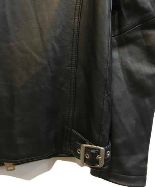 JACKROSE（ジャックローズ）JACKROSE (ジャックローズ) ラムレザージャケット ブラック サイズ:3の古着・服飾アイテム