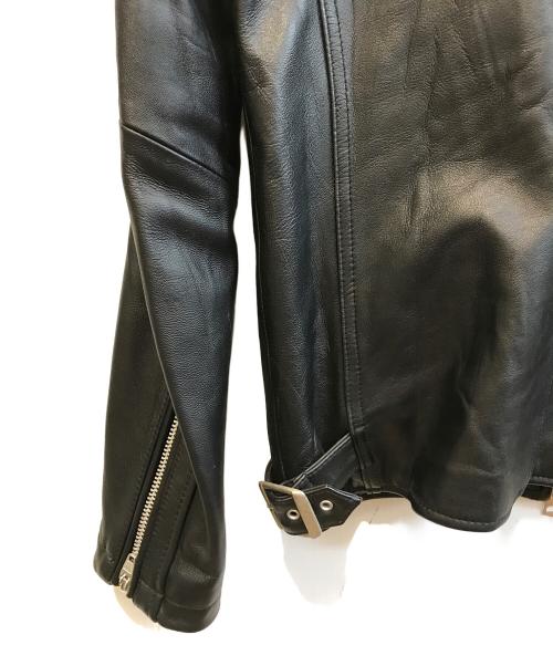 JACKROSE（ジャックローズ）JACKROSE (ジャックローズ) ラムレザージャケット ブラック サイズ:3の古着・服飾アイテム