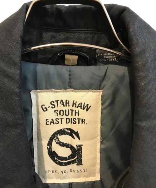 G-STAR RAW（ジースターロゥ）G-STAR RAW (ジースターロゥ) 中綿Pコート ブラック サイズ:Mの古着・服飾アイテム