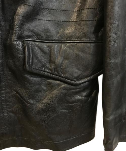 harriss（ハリス）Harriss (ハリス) Ｍ65調レザージャケット ブラック サイズ:Mの古着・服飾アイテム