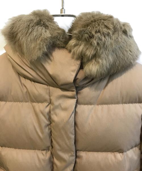 URBAN RESEARCH（アーバンリサーチ）URBAN RESEARCH (アーバンリサーチ) ラビットフードストレッチショートダウン　UR37-27V002 ベージュ サイズ:Mの古着・服飾アイテム