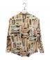 Paul Smith COLLECTION (ポールスミス コレクション) ブックブラープリントシャツ　224376 309 ベージュ サイズ:XL：12000円