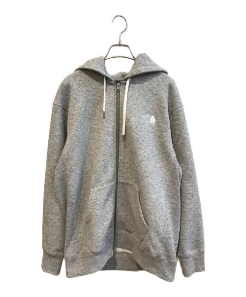 THE NORTH FACE（ザ ノース フェイス）THE NORTH FACE (ザ ノース フェイス) Square Logo Full Zip　NT62232 グレー サイズ:Lの古着・服飾アイテム