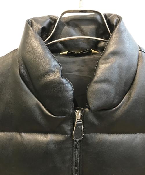 JOURNAL STANDARD（ジャーナルスタンダード）JOURNAL STANDARD (ジャーナルスタンダード) レザーダウンベスト ブラック サイズ:Ｌの古着・服飾アイテム