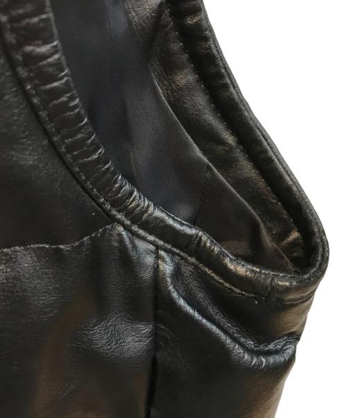 JOURNAL STANDARD（ジャーナルスタンダード）JOURNAL STANDARD (ジャーナルスタンダード) レザーダウンベスト ブラック サイズ:Ｌの古着・服飾アイテム