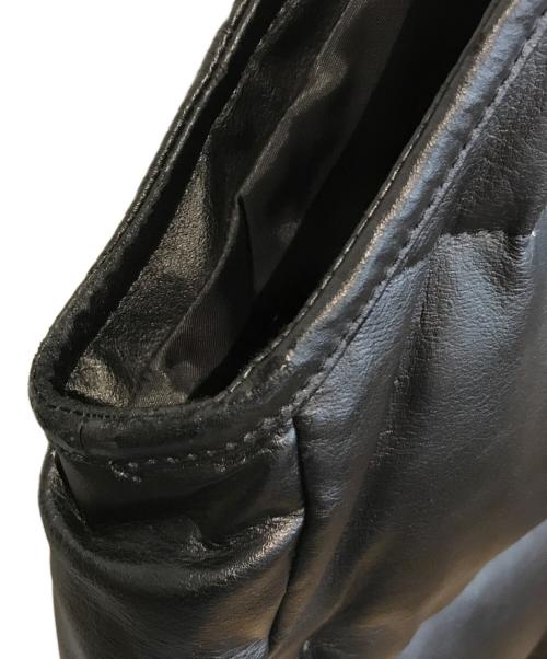 JOURNAL STANDARD（ジャーナルスタンダード）JOURNAL STANDARD (ジャーナルスタンダード) レザーダウンベスト ブラック サイズ:Ｌの古着・服飾アイテム