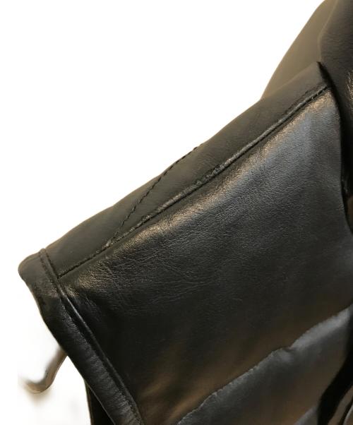 JOURNAL STANDARD（ジャーナルスタンダード）JOURNAL STANDARD (ジャーナルスタンダード) レザーダウンベスト ブラック サイズ:Ｌの古着・服飾アイテム