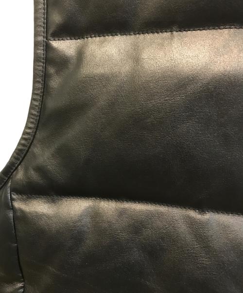 JOURNAL STANDARD（ジャーナルスタンダード）JOURNAL STANDARD (ジャーナルスタンダード) レザーダウンベスト ブラック サイズ:Ｌの古着・服飾アイテム
