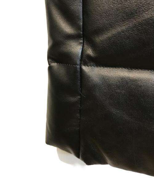 JOURNAL STANDARD（ジャーナルスタンダード）JOURNAL STANDARD (ジャーナルスタンダード) レザーダウンベスト ブラック サイズ:Ｌの古着・服飾アイテム
