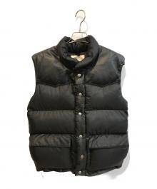 Crescent Down Works（クレセントダウンワークス）の古着「ダウンベスト」｜ブラック