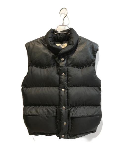 Crescent Down Works（クレセントダウンワークス）Crescent Down Works (クレセントダウンワークス) ダウンベスト ブラック サイズ:Ｍの古着・服飾アイテム