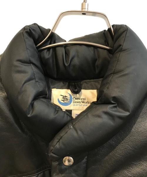 Crescent Down Works（クレセントダウンワークス）Crescent Down Works (クレセントダウンワークス) ダウンベスト ブラック サイズ:Ｍの古着・服飾アイテム
