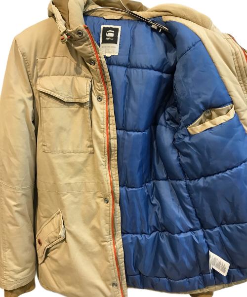 G-STAR RAW（ジースターロゥ）G-STAR RAW (ジースターロゥ) 中綿ジャケット ベージュ サイズ:Mの古着・服飾アイテム