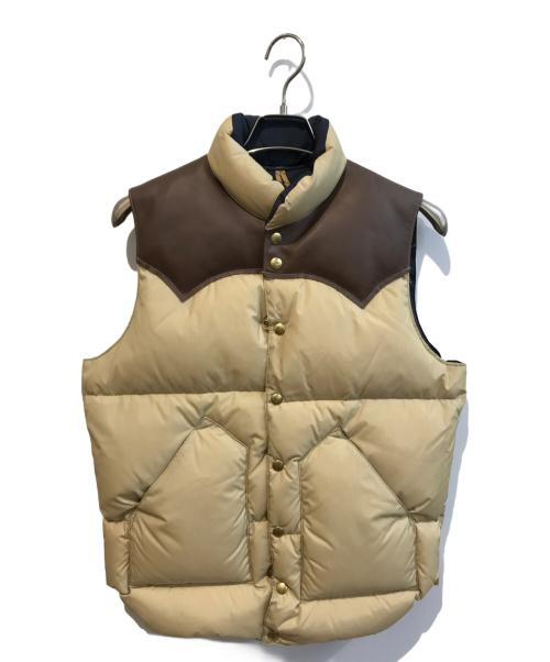 RockyMountainFeatherBed（ロッキーマウンテンフェザーベッド）RockyMountainFeatherBed (ロッキーマウンテンフェザーベッド) ダウンベスト ベージュ サイズ:38 未使用品の古着・服飾アイテム