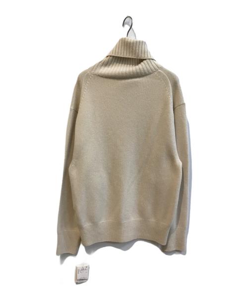 DEUXIEME CLASSE（ドゥーズィエム クラス）Deuxieme Classe (ドゥーズィエム クラス) ミドルゲージタートルネックニット ベージュ サイズ:FREE 未使用品の古着・服飾アイテム