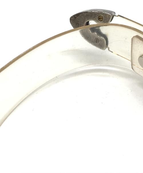 TOGA VIRILIS（トーガ ビリリース）TOGA VIRILIS (トーガ ビリリース) Double buckle clear beltの古着・服飾アイテム