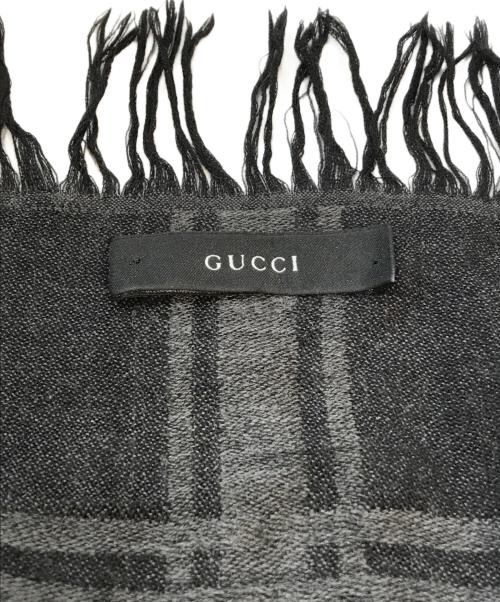 GUCCI（グッチ）GUCCI (グッチ) フォックスファーストール ブラックの古着・服飾アイテム