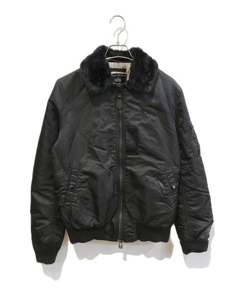 ALPHA（アルファ）ALPHA (アルファ) n(n) by NUMBER (N)INE (エヌエヌバイナンバーナイン) B-15 フライトジャケット　20018-8901 ブラック サイズ:Lの古着・服飾アイテム