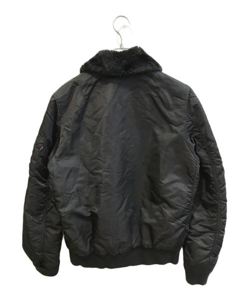 ALPHA（アルファ）ALPHA (アルファ) n(n) by NUMBER (N)INE (エヌエヌバイナンバーナイン) B-15 フライトジャケット　20018-8901 ブラック サイズ:Lの古着・服飾アイテム