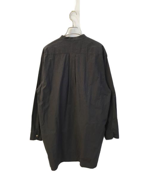 vent blanc+（ヴァンブラン）VENT BLANC+ (ヴァンブラン) タイプライターワッシャーオーバーシャツ ブラック サイズ:Freeの古着・服飾アイテム