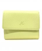 KITAMURAキタムラ）の古着「3つ折り財布」｜黄緑