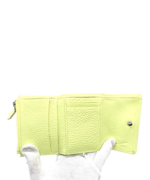 KITAMURA（キタムラ）KITAMURA (キタムラ) 3つ折り財布 黄緑の古着・服飾アイテム