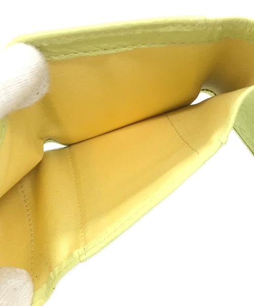 KITAMURA（キタムラ）KITAMURA (キタムラ) 3つ折り財布 黄緑の古着・服飾アイテム
