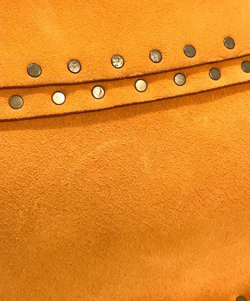 CELINE（セリーヌ）CELINE (セリーヌ) スタッズハンドバッグ ベージュの古着・服飾アイテム