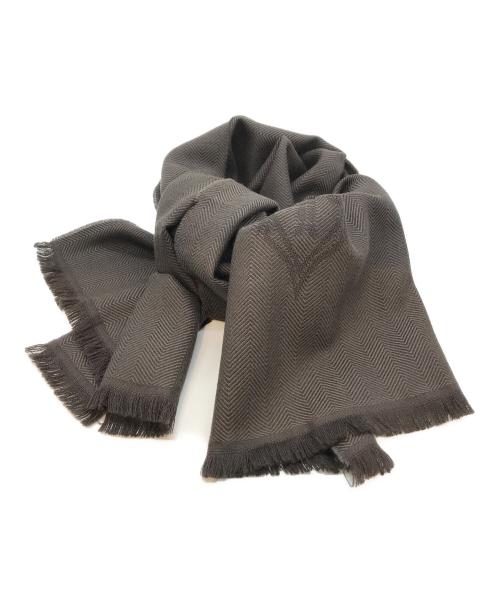 GUCCI（グッチ）GUCCI (グッチ) マフラー　344993 4G200 ブラウンの古着・服飾アイテム