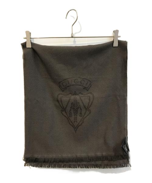 GUCCI（グッチ）GUCCI (グッチ) マフラー　344993 4G200 ブラウンの古着・服飾アイテム