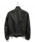 ARMANI JEANS (アルマーニジーンズ) レザージャケット ブラック サイズ:US S：10000円