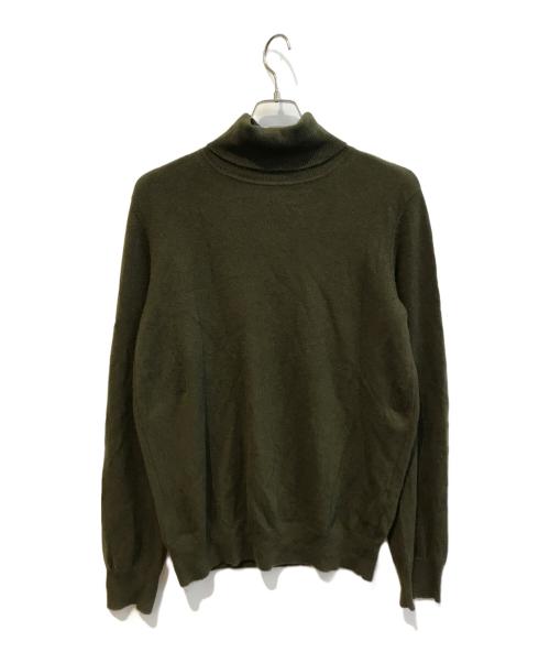 NUMBER (N)INE（ナンバーナイン）NUMBER (N)INE (ナンバーナイン) カシミヤタートルニット オリーブ サイズ:4の古着・服飾アイテム